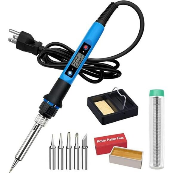 Soldering Iron Kit 80W 110V Fast Heat up in 10s LCD Digital Adjustable Temperatu - Picture 7 of 7